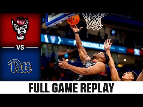 NC State vs. Pitt Full Game Replay | 2025-26 ACC Men's Basketball