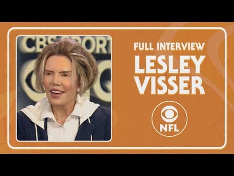 Lesley Visser on Becoming the First Female NFL Analyst on TV, Tush Push & Best Throwback Uniforms