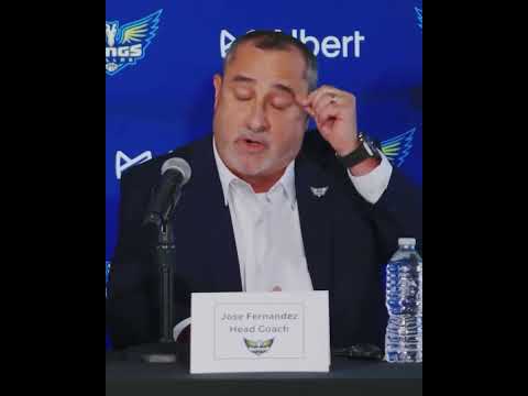 Coach Fernandez is ready to get to work Paige Bueckers in Dallas 🤠