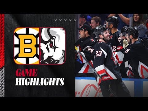Mattias Samuelsson First Career Three-point Game | Buffalo Sabres Beat Boston Bruins | Highlights