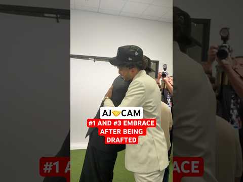 Amazing moment from AJ Dybantsa and Cam Boozer🙌🏀