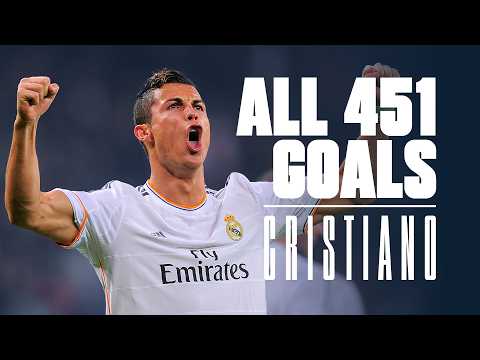 CRISTIANO RONALDO: ALL 451 GOALS FOR REAL MADRID (2009-2018)