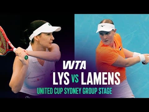 Eva Lys vs. Suzan Lamens | 2026 United Cup Group Stage | WTA Match Highlights
