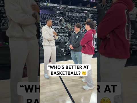 Keldon Johnson has some questions for the twins 😅