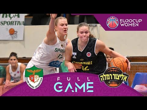 LIVE - Sportiva/AzorisHotels v Elitzur Ramla | EuroCup Women 2025-26 | Regular Season