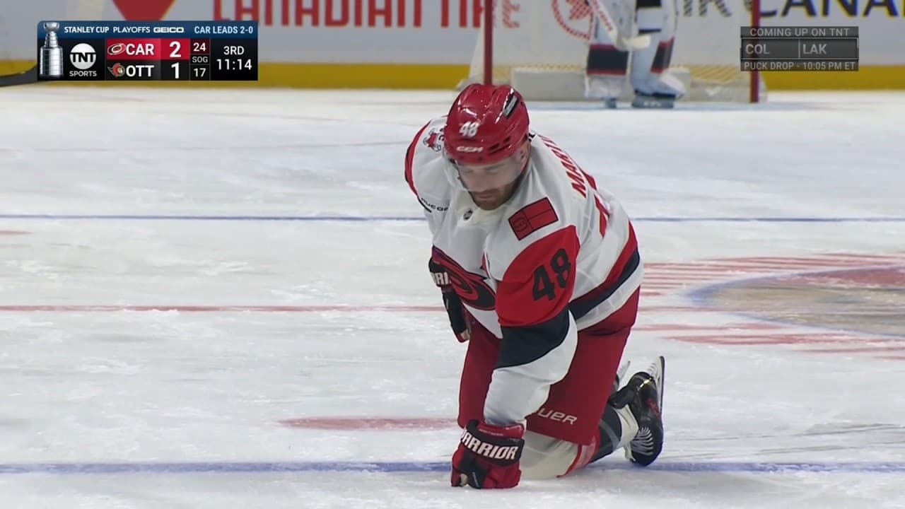 Brady Tkachuk Upset With Interference Penalty Against Jordan Martinook