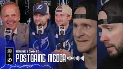 Postgame Media Round One Game Two | Cooper, Hagel, Moser, Perry, Kucherov