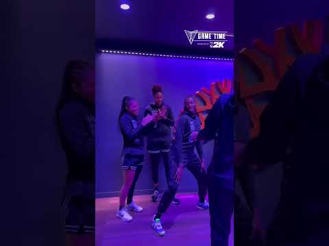 Tag yourself, we’re Kaitlyn + Bree skipping down the tunnel @nba2k  | Game Time