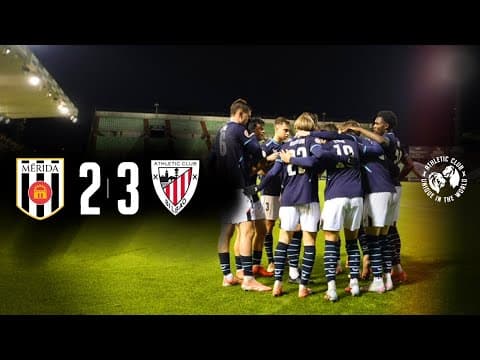 ⚽ Resumen I AD Mérida 2-3 Bilbao Athletic I Laburpena I Primera Federación 2025-26 J17