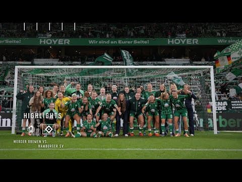 DERBYSIEGER!!! 💚🤍 I Highlights & Stimmen I Werder Bremen vs. HSV