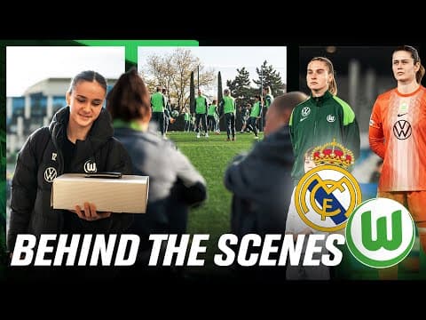 BTS aus Madrid! 🇪🇸🔥 | Champions-League-Trip mit den Wölfinnen ✈️🏆 | WölfeTV