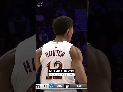 Hometown kid did his thing last night. #clevelandcavaliers #nba #cavs #deandrehunter