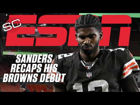 Shedeur Sanders assesses his performance in debut with Browns | SportsCenter