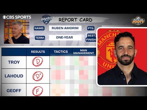 GRADING Manchester United Manager Ruben Amorim after one year in charge | Morning Footy
