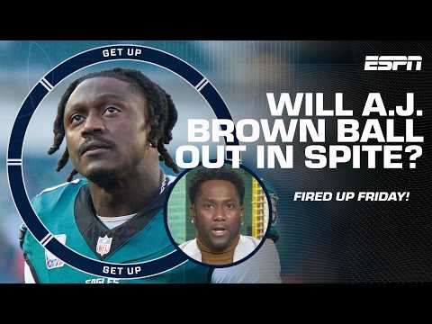 A.J. Brown ready to go SCORCHED EARTH after criticizing his Eagles? 😳 Harry Douglas defends | Get Up