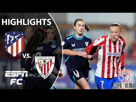 Quarter-final: Atletico Madrid vs. Athletic Club | Copa de la Reina Highlights | ESPN FC