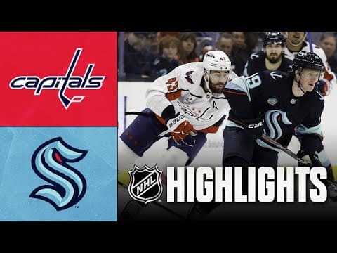 Capitals vs. Kraken | NHL Highlights | January 27, 2026