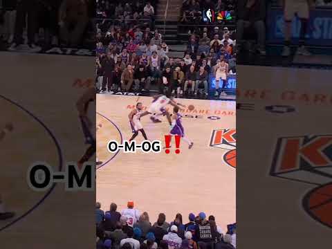 back-to-back dunks 🤯 #nyknicks #nba #oganunoby