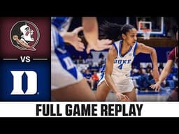 Florida State vs. Duke Full Game Replay | 2025-26 ACC Women's Basketball
