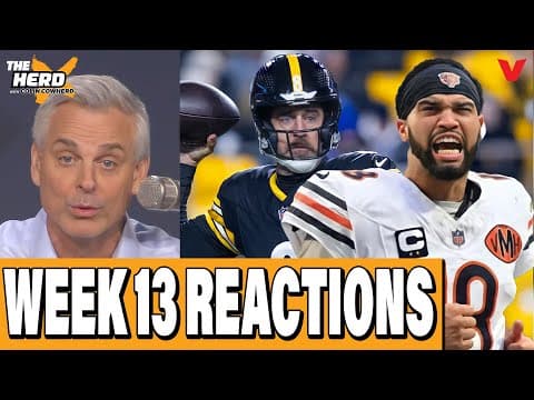 NFL Week 13 REACTION: Steelers struggle, Bears & Broncos on fire, Cowboys | Colin Cowherd: THE HERD