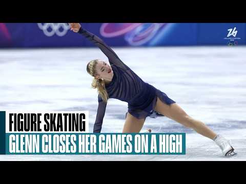 Amber Glenn near-perfect in Olympic 3rd place free skate