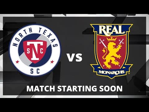 LIVE: MLS NEXT PRO: North Texas SC vs Real Monarchs | Sept 27, 2025