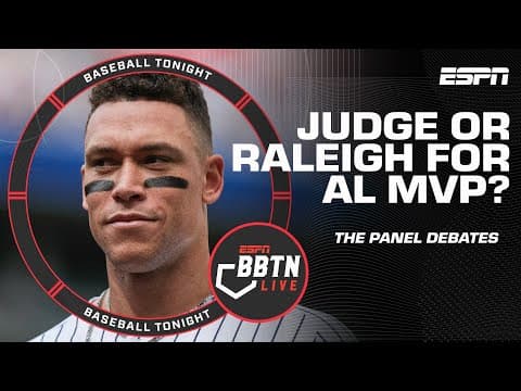 Aaron Judge or Cal Raleigh for AL MVP? Is Shohei Ohtani a lock in the NL? | Baseball Tonight Live