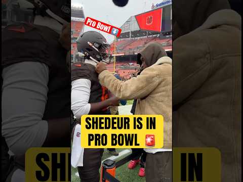 Shedeur Sanders in Pro Bowl as replacement ⌚️🔥