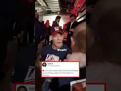 John Cena is a real one for this. ❤️👏