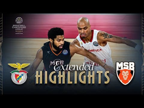 SL Benfica v Le Mans Sarthe Basket | Full Game Highlights | #BasketballCL 2025-26