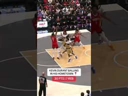 KD was cooking in his return home to the DMV 💯