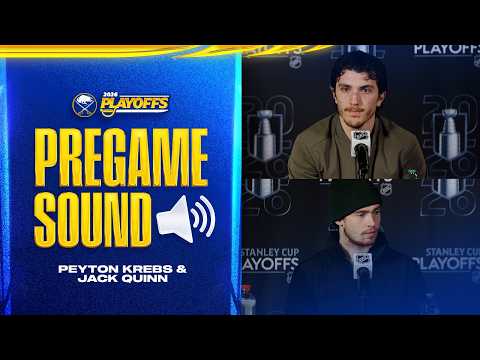 "Playing Fun Hockey" | Peyton Krebs & Jack Quinn Ahead Of Game 5 vs Montreal | Buffalo Sabres