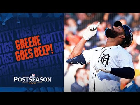 GO-AHEAD GREENE! 💪 Riley Greene gives the Tigers the LEAD with a solo home run in the 6th! 💥