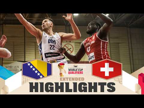 BIH 🇧🇦 v SUI 🇨🇭 | Extended Highlights | FIBA Basketball World Cup 2027 European Qualifiers