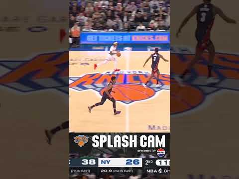 JC IS ON THE NICE LIST TONIGHT 👌 #nba #nyknicks #jordanclarkson