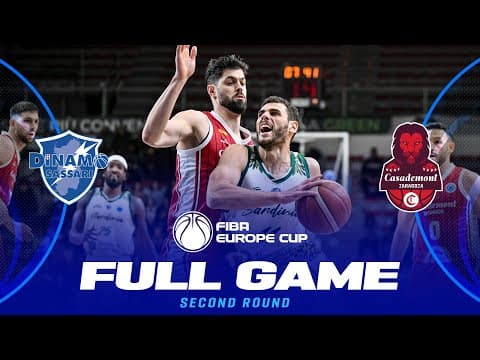 LIVE -  Dinamo BDS Sassari v Casademont Zaragoza |  FIBA Europe Cup 2025-26 | Second Round