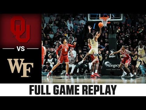 Oklahoma vs. Wake Forest Full Game Replay | 2025-26 ACC Men's Basketball