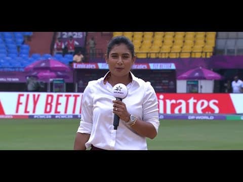 Mithali Raj and Google Gemini telling us all we need to know about the pitch ahead of #INDvSA 👏