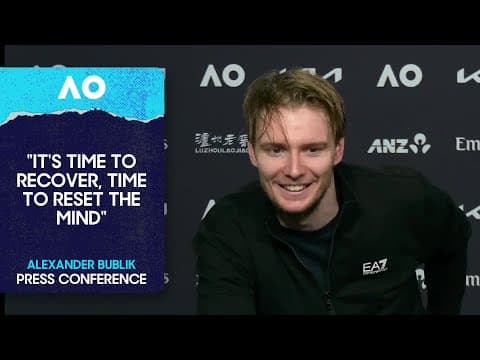 Alexander Bublik Press Conference | Australian Open 2026 Fourth Round