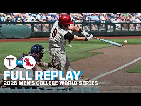 Troy vs. Ole Miss baseball: 2026 Men's College World Series | FULL REPLAY