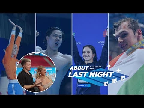 Epic Outside Lane Win on Day 6 | World Aquatics Champs 2025 🇸🇬