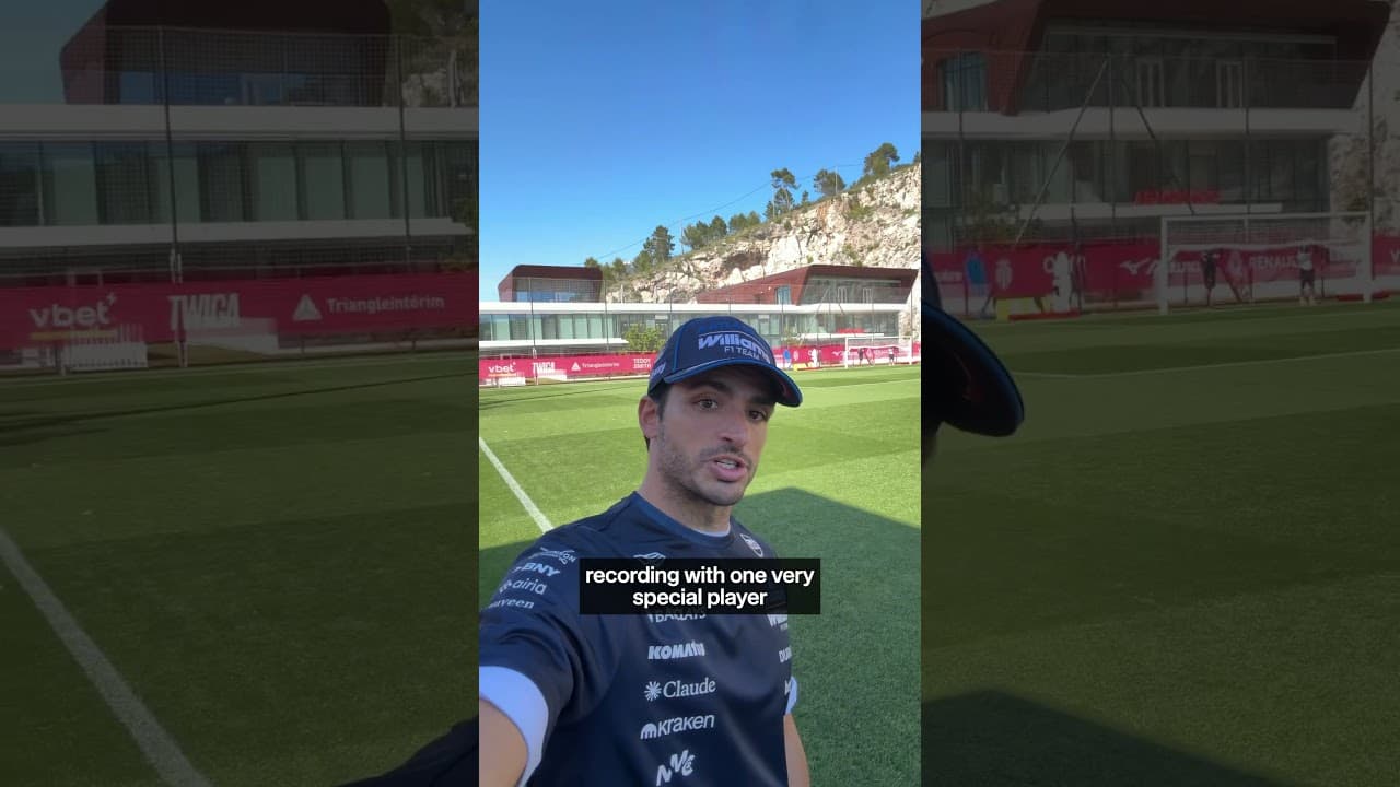 Carlos Sainz in AS Monaco facilities. Who have we been filming with? 👀🇪🇸 #f1 #monacogp