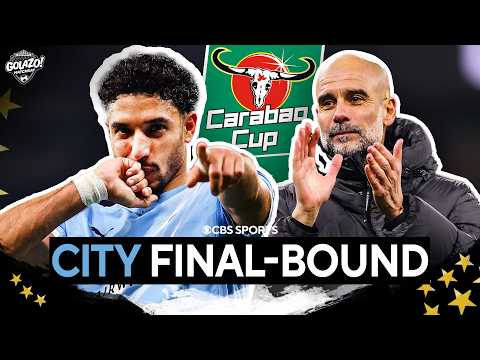 Manchester City CRUISE past Newcastle to Carabao Cup Final