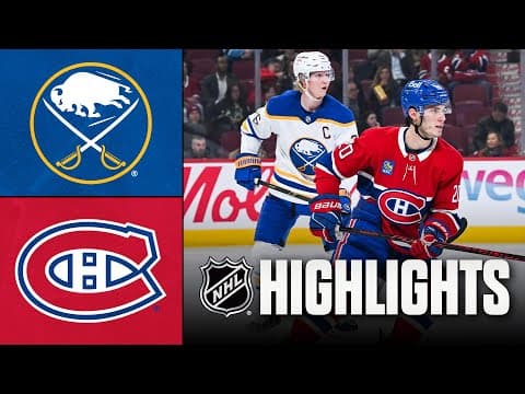 NHL Highlights | Sabres vs. Canadiens | October 20, 2025