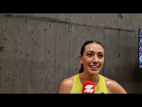 Courtney Wayment After 9:14.91 For 4th & Top American At Zurich Diamond League 3K Steeplechase Final