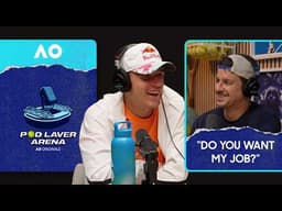 Does Jakub Mensik Have a Future Career as an Announcer? | Pod Laver Arena