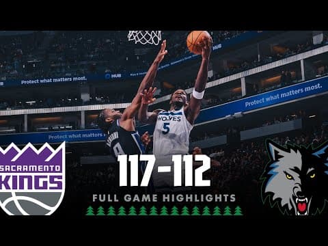 Minnesota Timberwolves Fall Short To Sacramento Kings In OT, 117-112 | 11.24.25