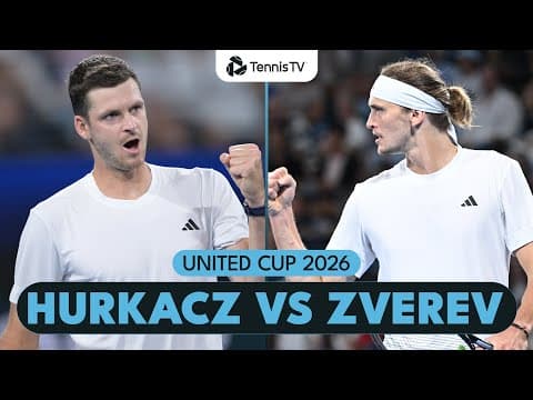 Hubert Hurkacz vs Alexander Zverev Match Highlights | United Cup 2026