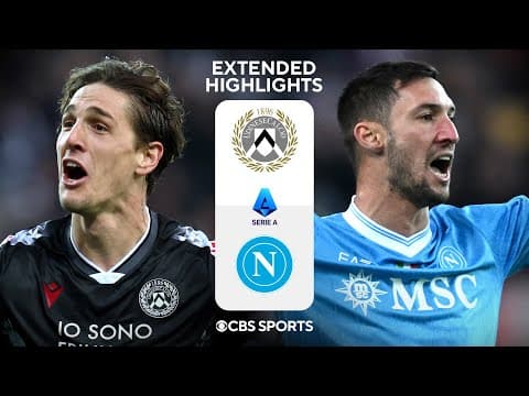 Udinese vs. Napoli: Extended Highlights | Serie A | CBS Sports Golazo