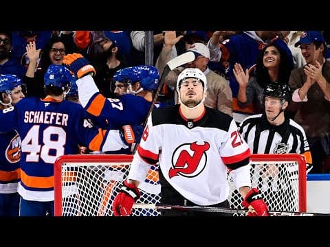Isles score NINE TIMES in shutout of Devils!